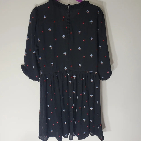 TopShop Floral Embroidered Dress - Picture 5 of 6